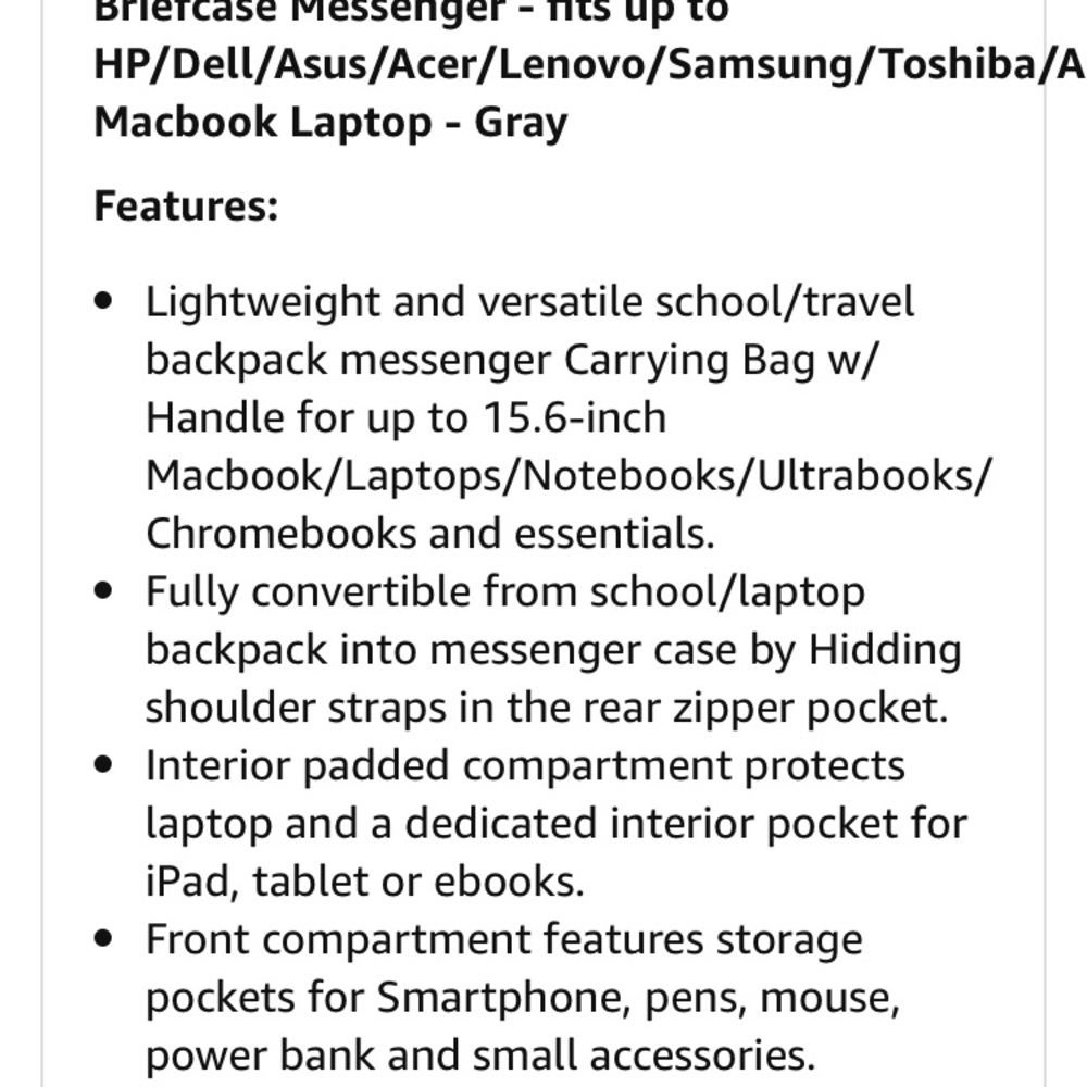 WiWu Backpack Briefcase - Picture 7 of 8